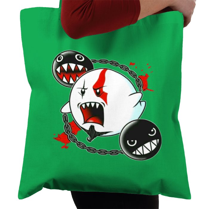 Super Mario Bro's x God Of War - God Of Ghosts Tote Bag