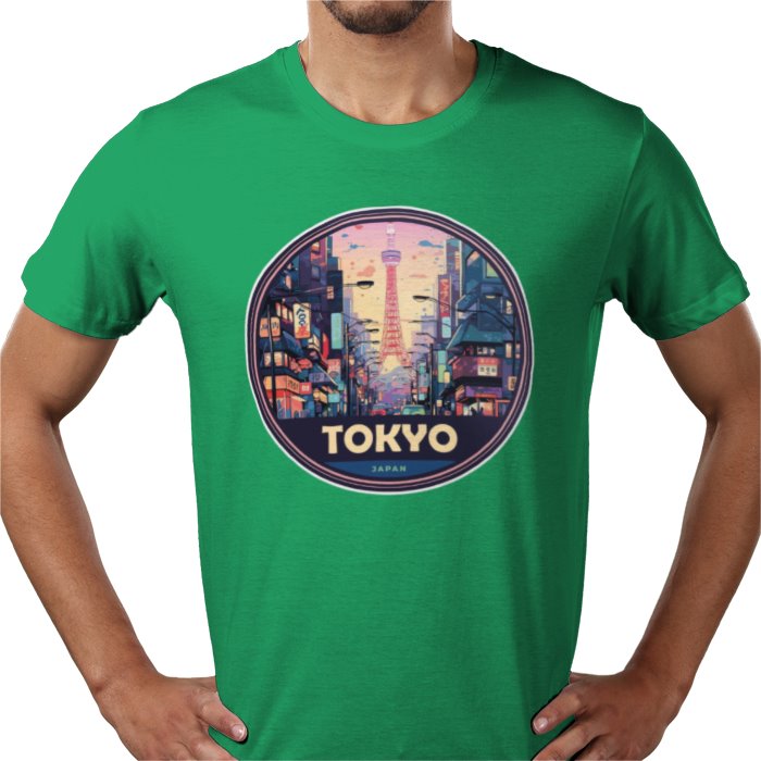 Tokyo Japan Badge T-shirt