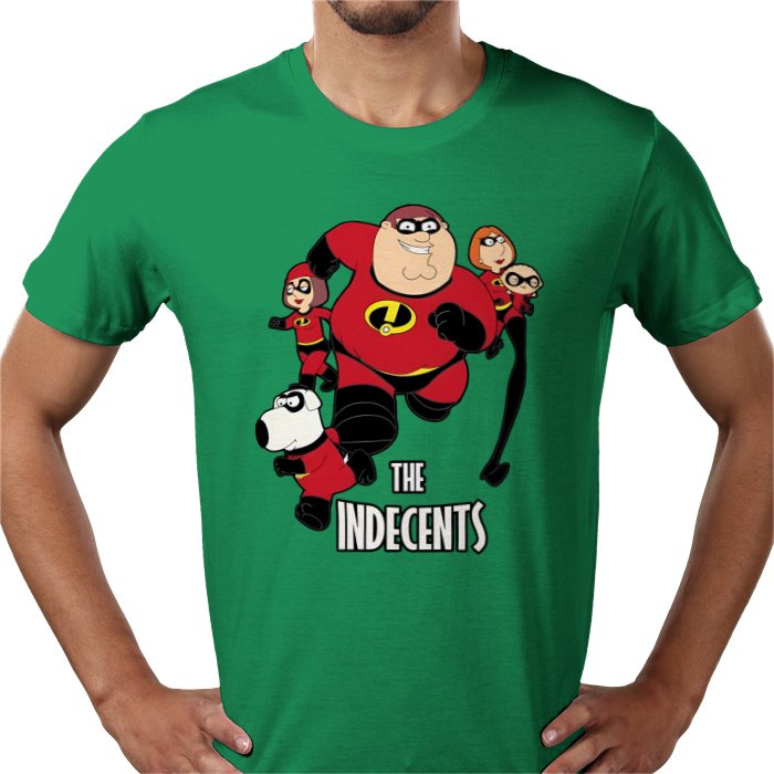 Family Guy x The Incredibles Parody - The Indecents T-Shirt