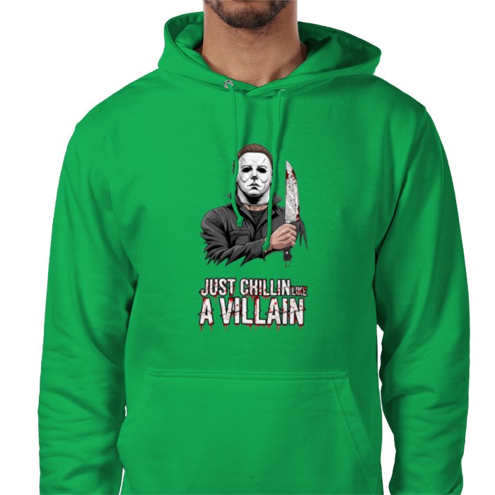 Halloween - Chilling Like A Villain Pocket Hoodie