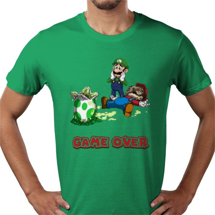 Super Mario x Aliens - Xeno Egg Game Over T-shirt