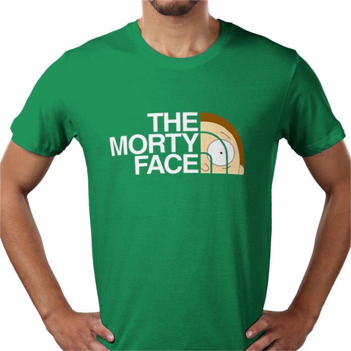 Rick & Morty x The North Face Parody - The Morty Face T-Shirt