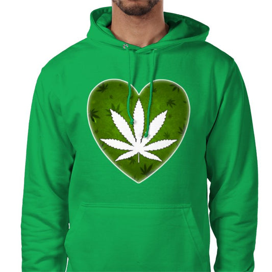 Cannabis Heart Hoodie