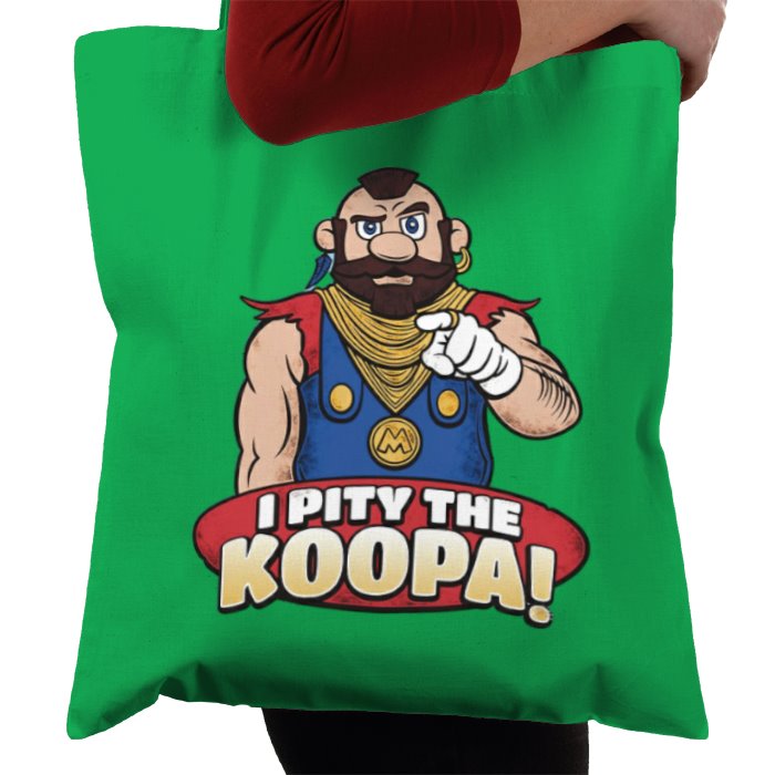 Super Mario Bro's x The A Team - I Pity The Koopa Tote Bag