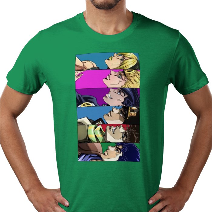 JoJo's Bizarre Adventure - Side Collage T-Shirt