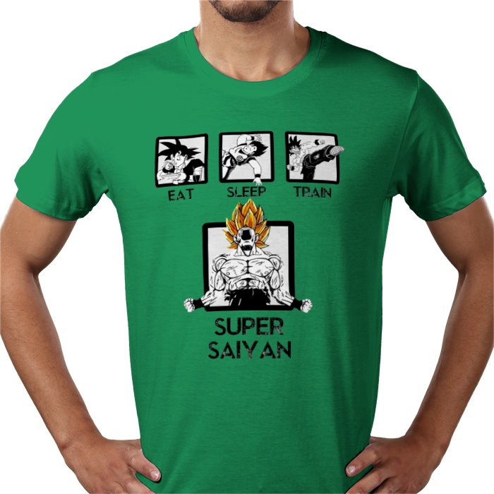 Dragonball Z - Eat Sleep Train T-shirt