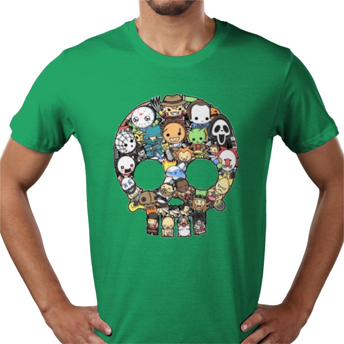 Horror Skull Montage T Shirt