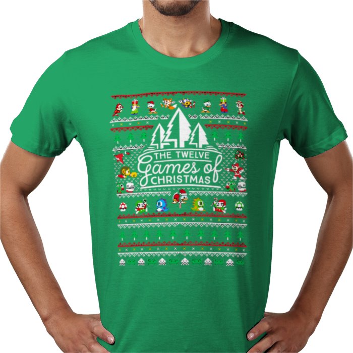Ugly Jumper Style - 12 Games Of Christmas T Shirt