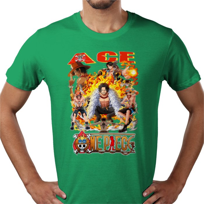 One Piece - Ace Theme 3 T-Shirt