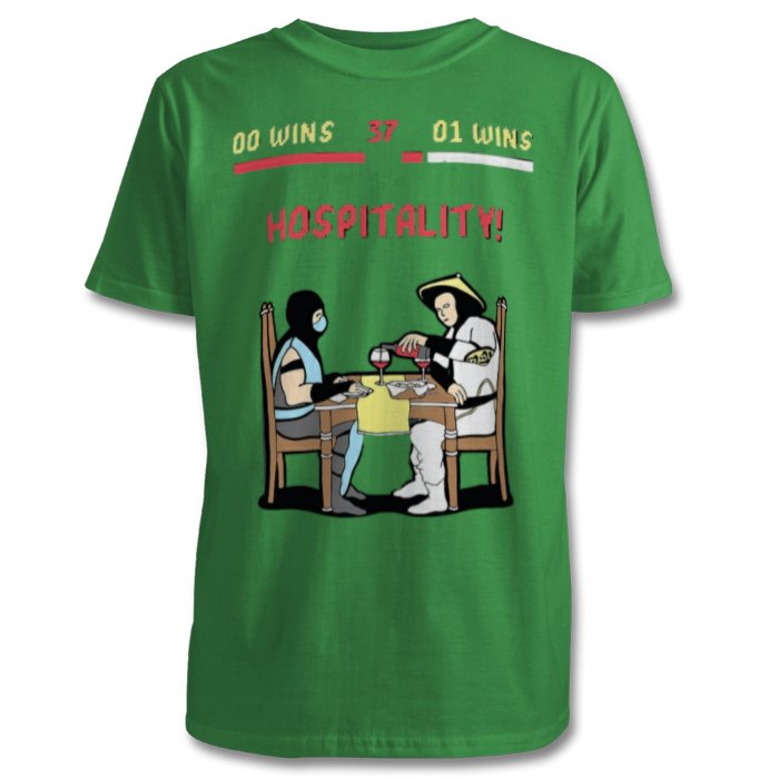 Mortal Kombat - Hospitality Wins T-shirt