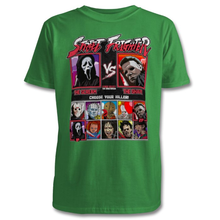 Horror Movies & Street Fighter - Street Frighter T-shirt