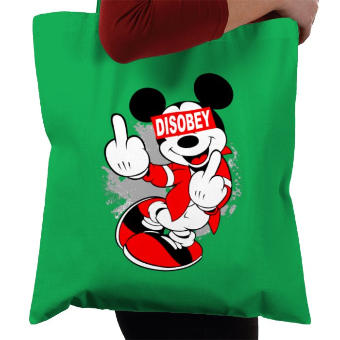 Mickey Mouse - Disobey Tote Bag