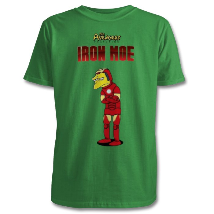 The Simpsons & Iron Man - Iron Moe T-shirt