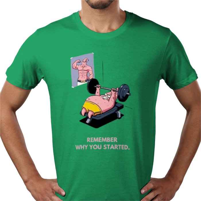 Dragonball Z & SpongeBob Square Pants- Remember Why You Started T-shirt