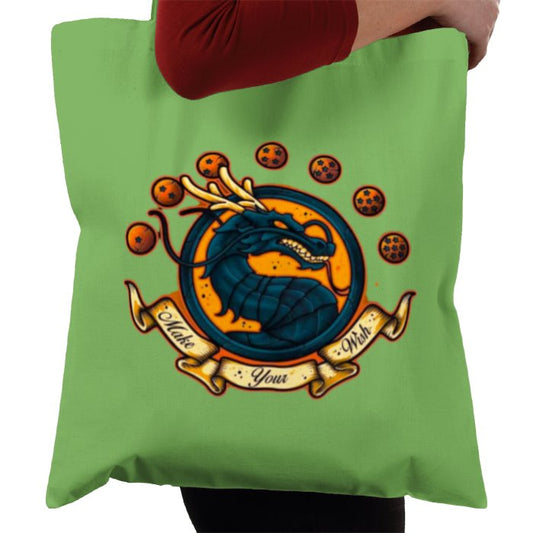 Dragonball Z x Mortal Kombat - Make Your Wish Tote Bag