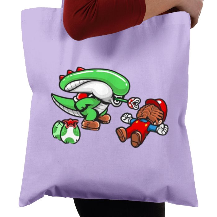 Super Mario Bro's & Alien - Xenomorph Bro's Tote Bag