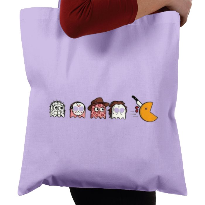 Pacman & Horror Movies - Horror Mashup Tote Bag