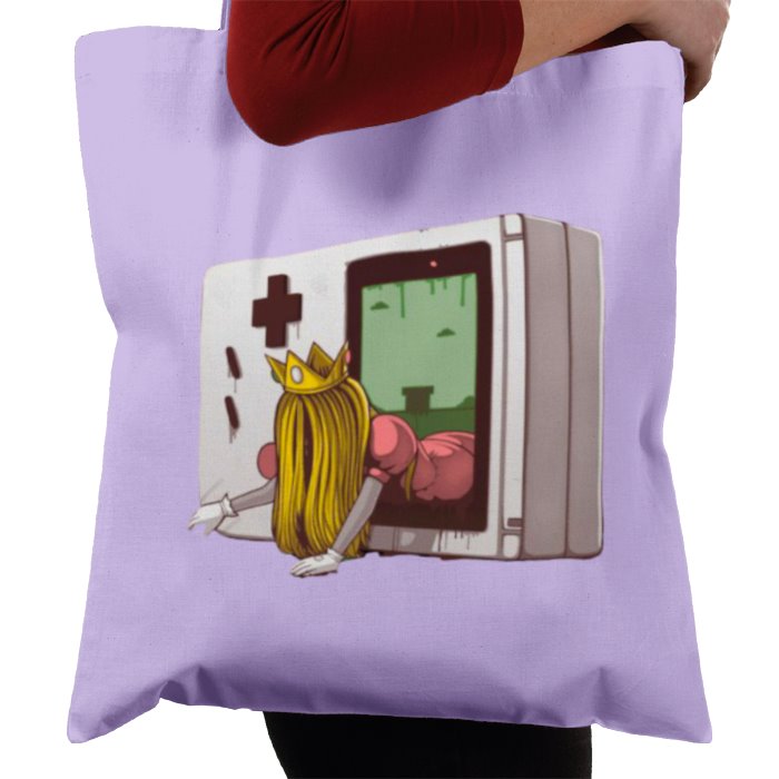 Nintendo Game Boy & Super Mario Bro's & The Ring - Princess Samara Tote Bag