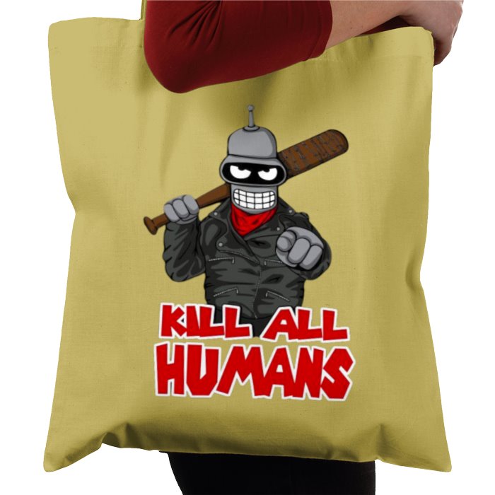 Futurama x The Walking Dead - Kill All Humans Tote Bag