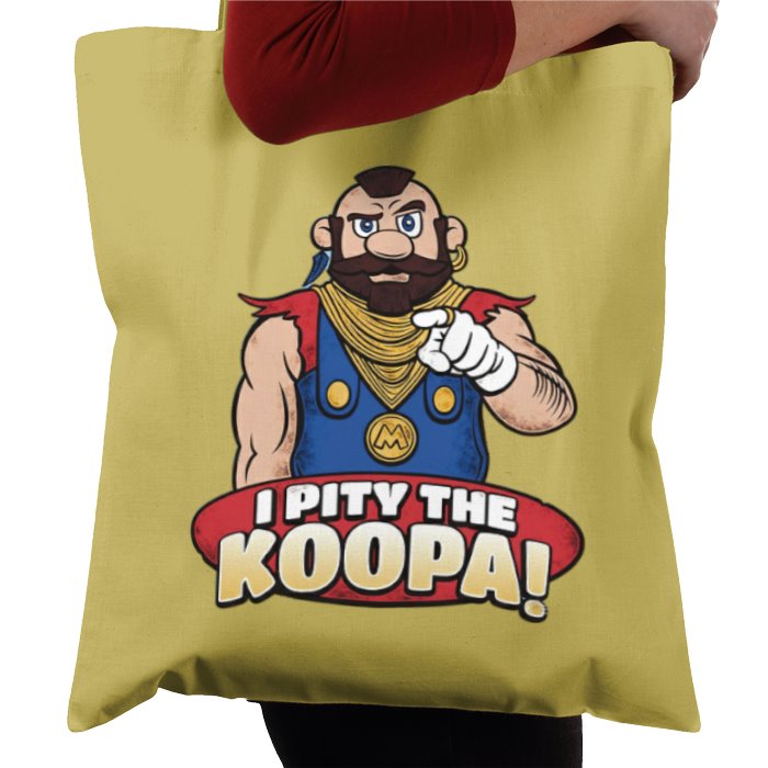 Super Mario Bro's x The A Team - I Pity The Koopa Tote Bag