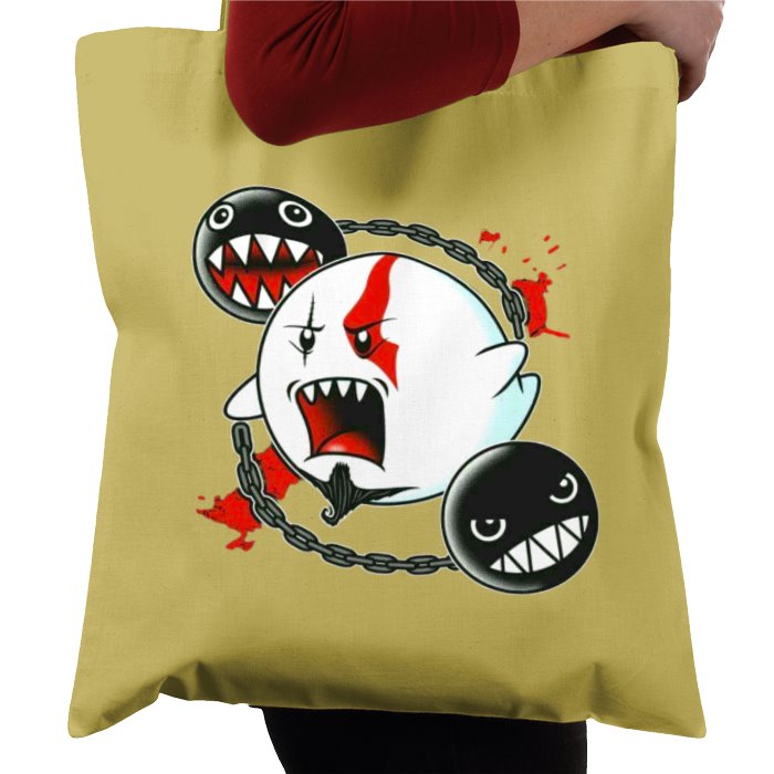 Super Mario Bro's x God Of War - God Of Ghosts Tote Bag