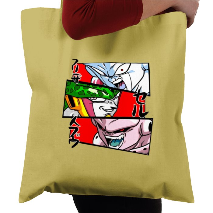 Dragonball Z - Villain Faces Tote Bag