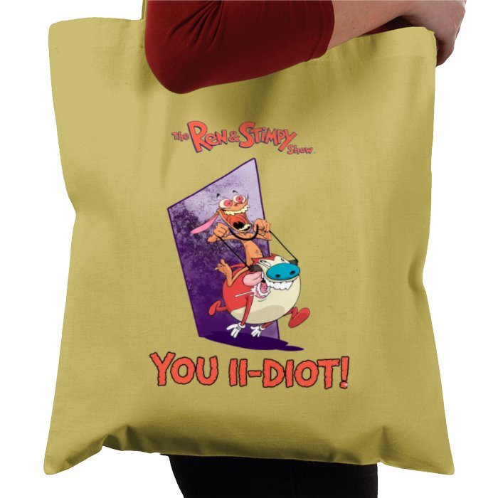 Ren & Stimpy - You Idiot Tote Bag