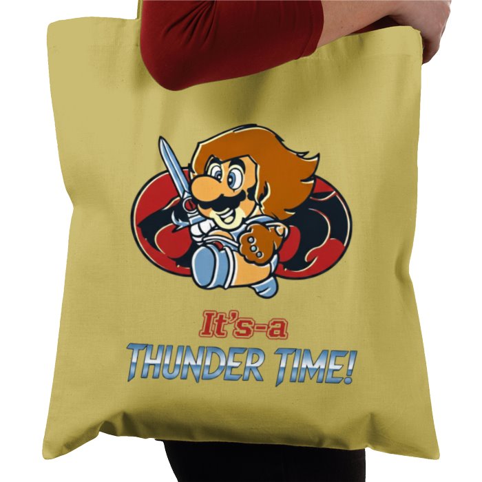 Super Mario Bro's x Thundercats - Its A Thunder Time Tote Bag