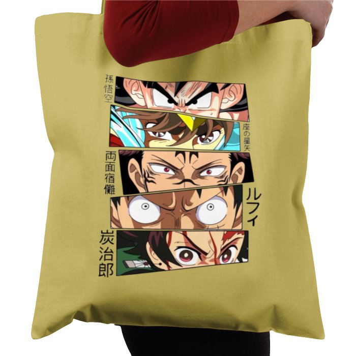 Anime Eyes Tote Bag
