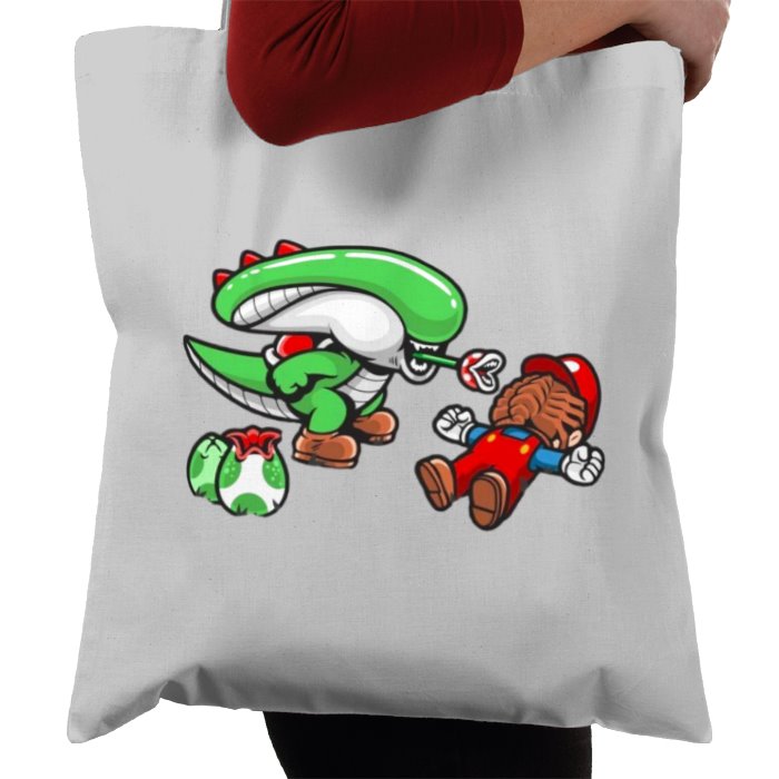 Super Mario Bro's & Alien - Xenomorph Bro's Tote Bag