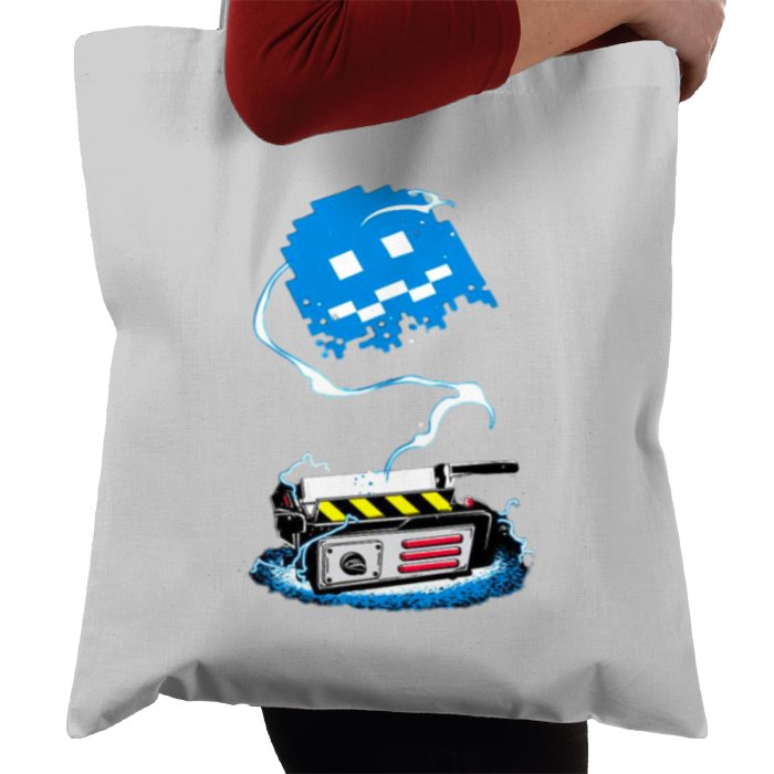 Pacman & Ghostbusters - Ghost Trap Tote Bag