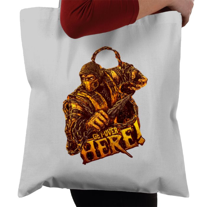 Mortal Kombat - Get Over Here v2 Tote Bag