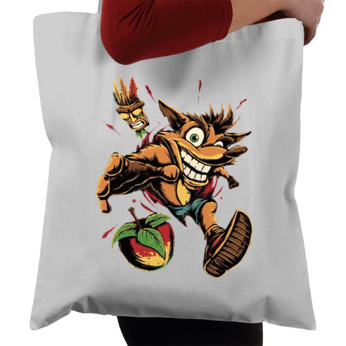 Crash Bandicoot Theme Tote Bag