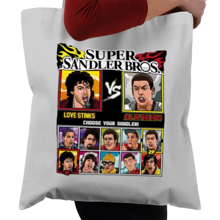 Super Smash Bro's & Adam Sandler - Super Sandler Bro's Tote Bag