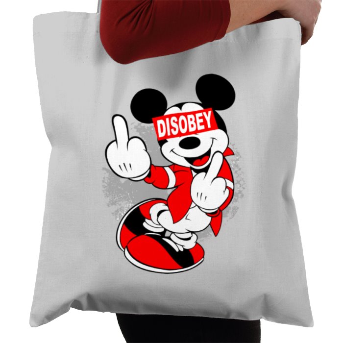 Mickey Mouse - Disobey Tote Bag
