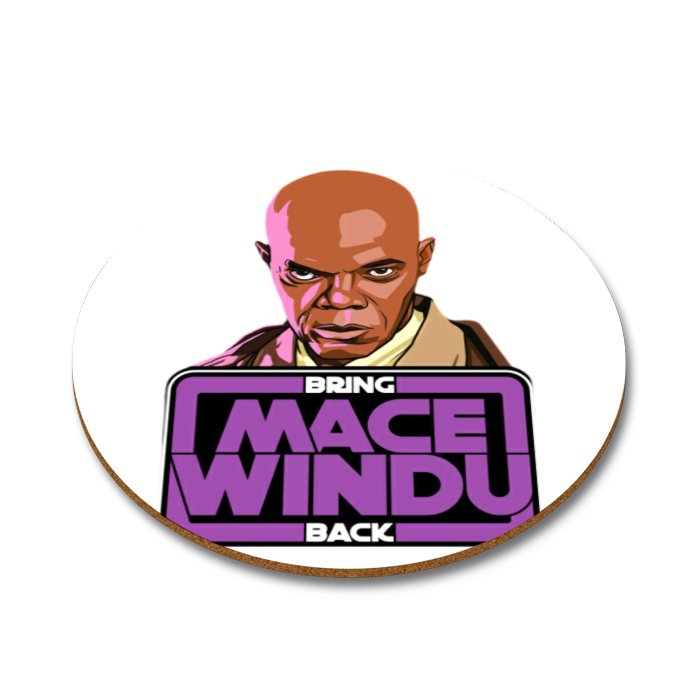 Mace Windu Round Coasters