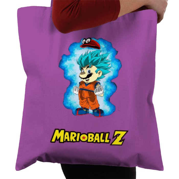 Super Mario Bro's x Dragonball Z - Super Saiyan Mario Tote Bag
