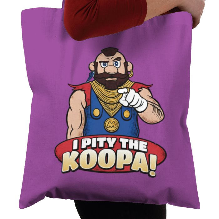 Super Mario Bro's x The A Team - I Pity The Koopa Tote Bag