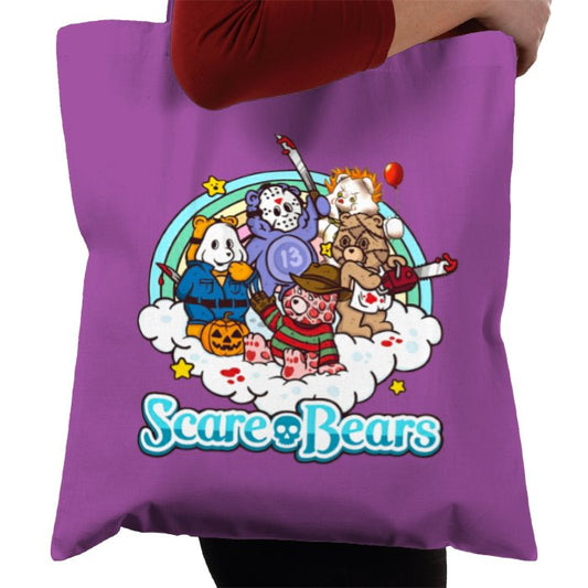 Scare Bears Tote Bag