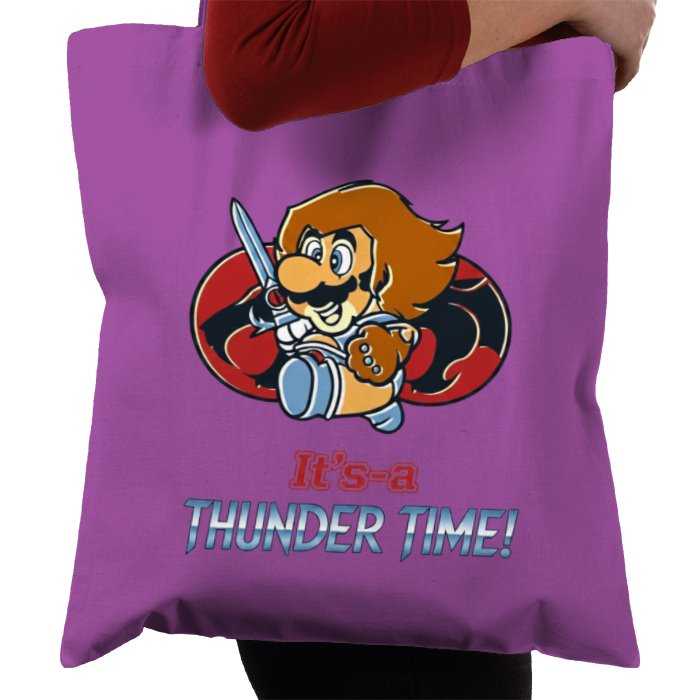 Super Mario Bro's x Thundercats - Its A Thunder Time Tote Bag
