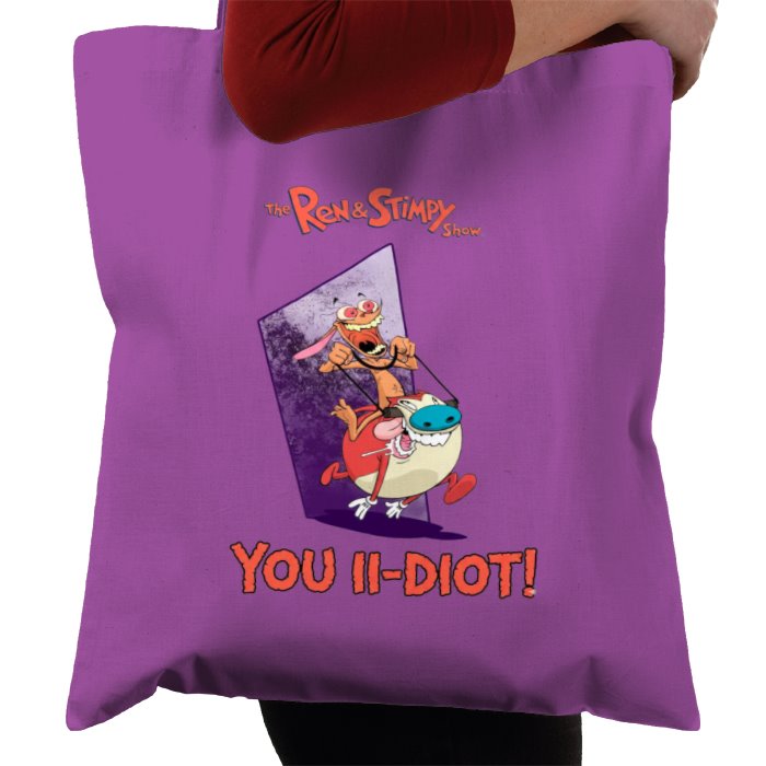 Ren & Stimpy - You Idiot Tote Bag