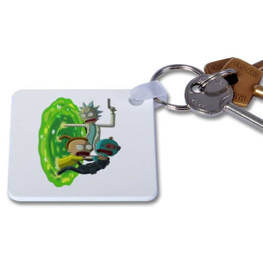Rick & Morty - Meeseeks Portal Keyring
