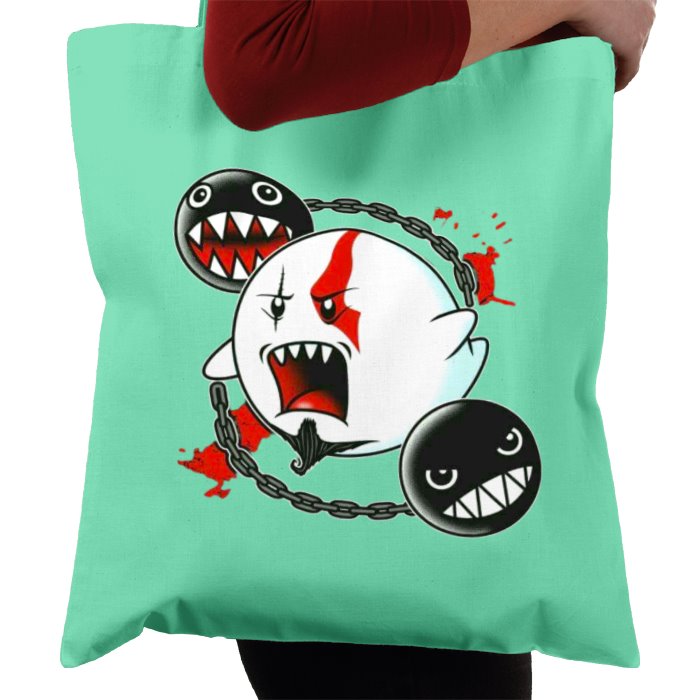 Super Mario Bro's x God Of War - God Of Ghosts Tote Bag