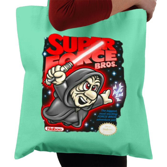 Super Mario Bro's & Star Wars - Super Force Bros Tote Bag