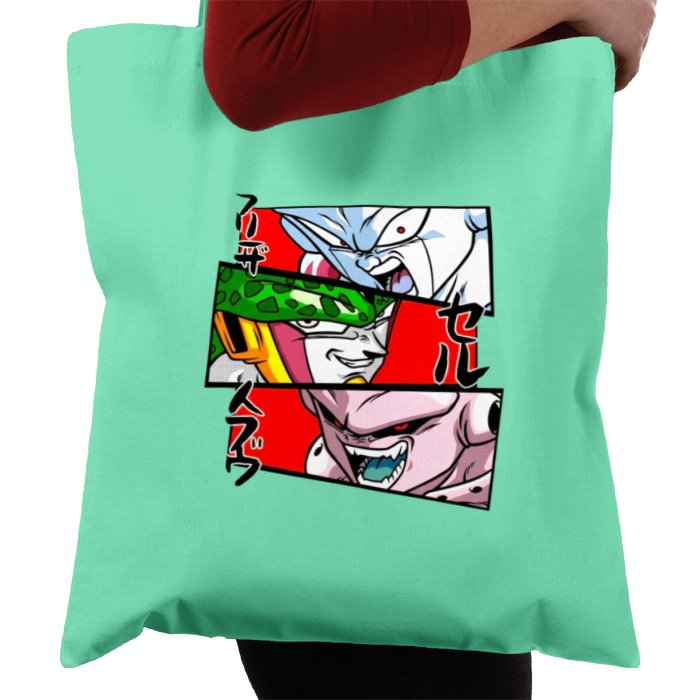 Dragonball Z - Villain Faces Tote Bag