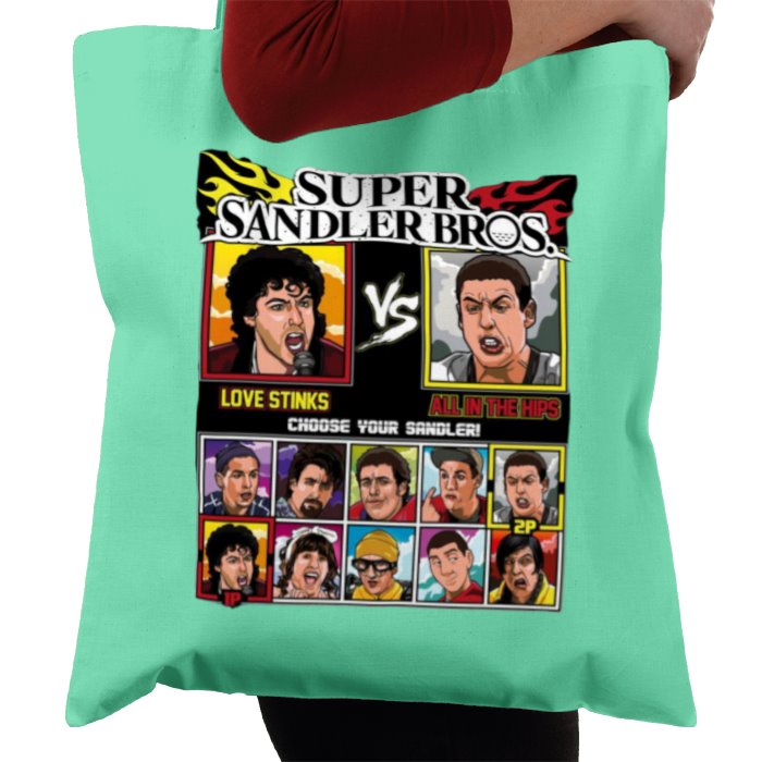 Super Smash Bro's & Adam Sandler - Super Sandler Bro's Tote Bag