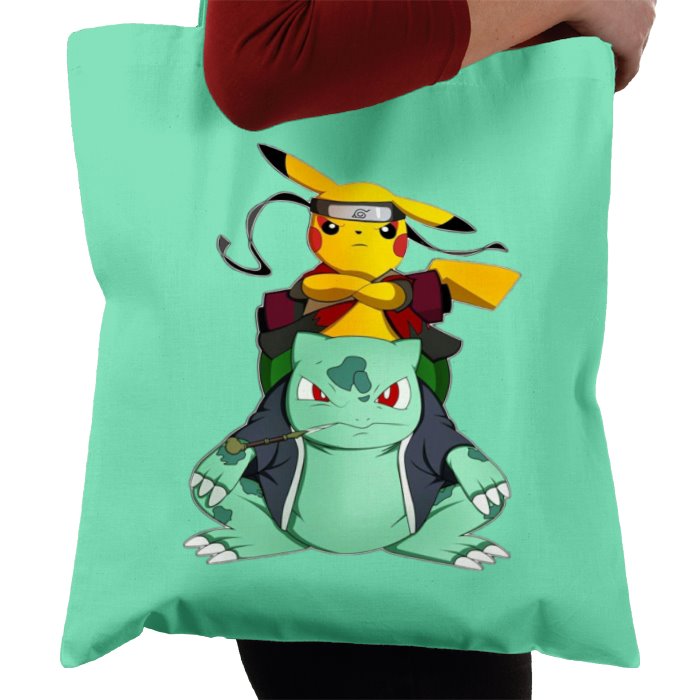 Pokémon & Naruto - Poke Ninjas Tote Bag