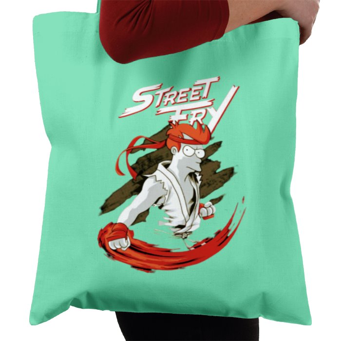 Futurama x Street Fighter - Street Fry Tote Bag