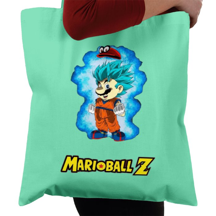 Super Mario Bro's x Dragonball Z - Super Saiyan Mario Tote Bag