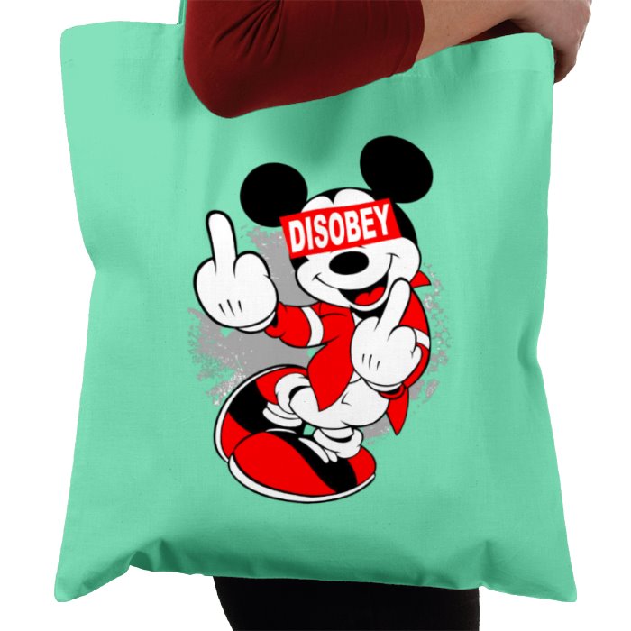 Mickey Mouse - Disobey Tote Bag